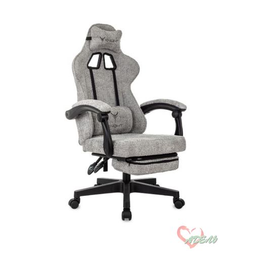 Кресло Knight Lord/F серый Camby 82 крестов. пластик подст.для ног