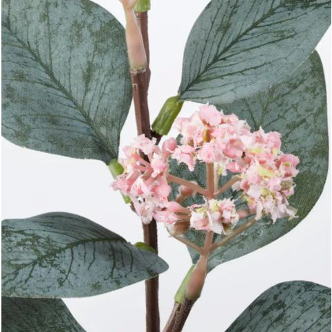 СМИККА Цветок искусственный, розовый эвкалипт, розовый30 см