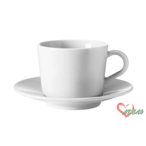 ИКЕА 365+ Чашка для кофе с блюдцем, белый