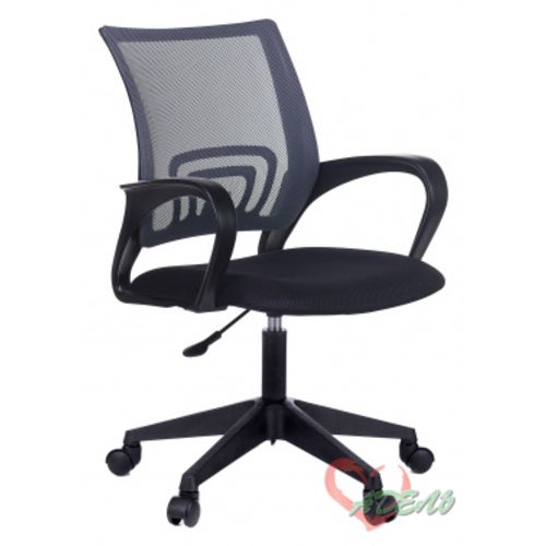 Кресло 695NLT темно-серый TW-04 сиденье черный TW-11 сетка/ткань крестовина пластик