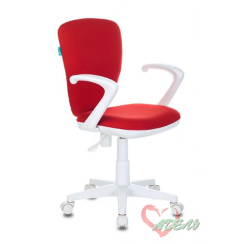 Кресло KD-W10AXSN красный 26-22 крестовина пластик пластик белый KD-W10AXSN/26-22