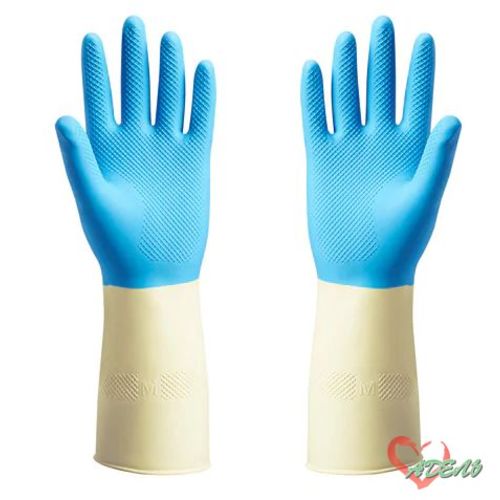 ПОТКЕС Резиновые перчатки, синий S
