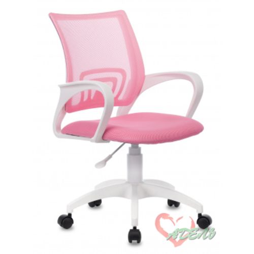 Кресло 695NLT розовый TW-06A TW-13A сетка/ткань крестовина пластик пластик белый