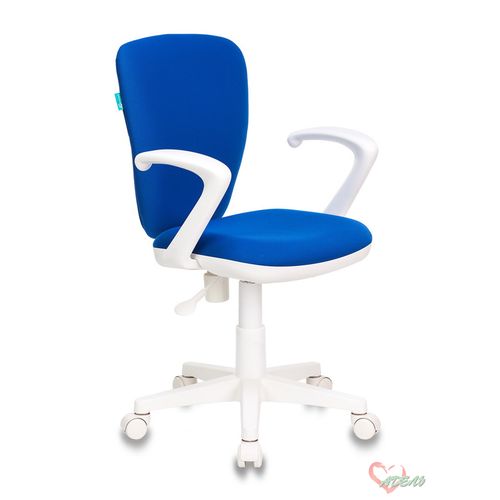 Кресло KD-W10AXSN синий 26-21 крестовина пластик пластик белый